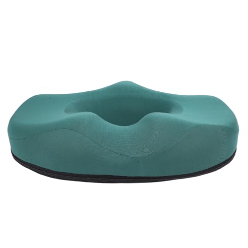 TYTOGE Donut Cushion Breathable Comfortable Improve Sitting Posture Donut Chair Pillow for Office Home (Green)