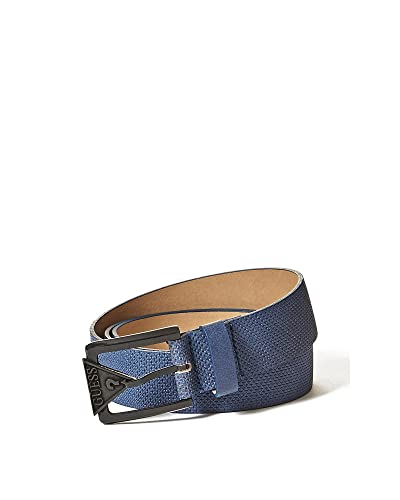 Ceinture Homme en Cuir GUESS M84Z19 Bleu (rft) en cuir véritable