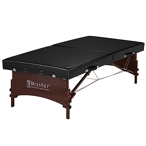 Master Massage Canoga Low Height Super Wide Wider Large Size Portable Massage Table, Yoga Exercise Bed, Thai Massage, Rehab Training Station Hub for Rehabilitation