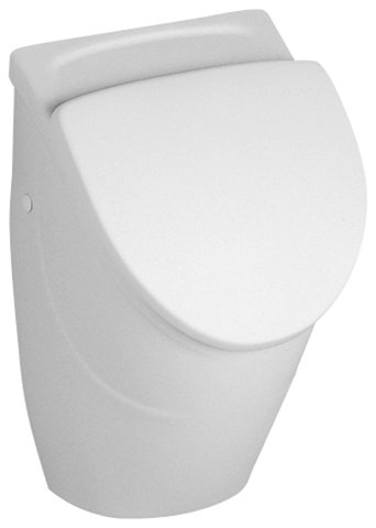 Villeroy & Boch Urinal Omnia compact Zulauf verdeckt ohne Deckel 29x25cmx49cm weiß alpin, 75570101