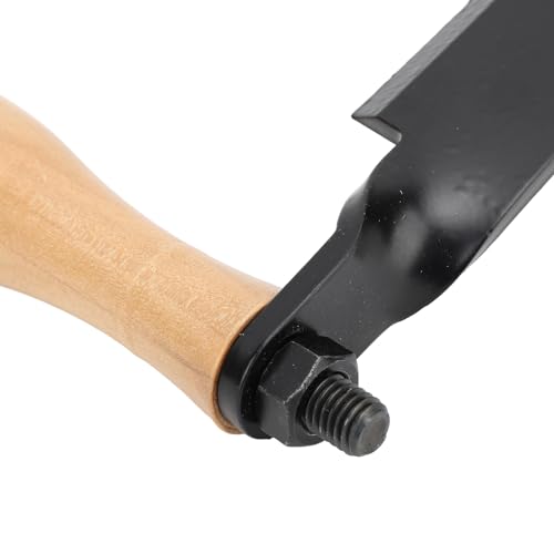 banapoy Zeichnen Rasur Werkzeug, Gebogenes gerades Zugmesser Entrindungswerkzeug für Baumstämme, Werkzeug zum Entfernen von Baumrinde, Holzbearbeitungswerkzeug, Werkzeuge für (Gebogener