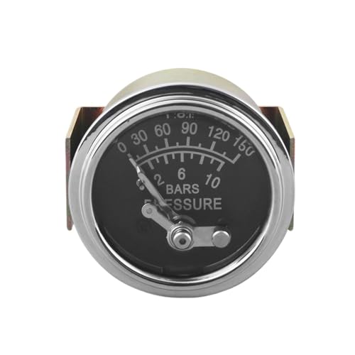 Manomètre pression huile mécanique 52mm évitez la casse moteur alarme 1/8NPT