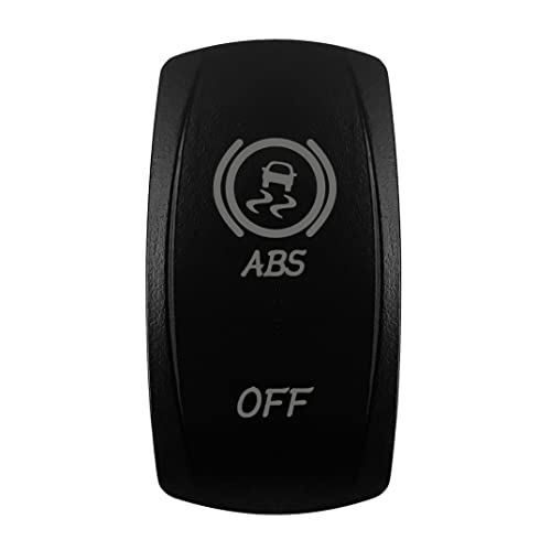 Image of ABS Rocker Switch Cover Laser Etched Backlit Switch Cover Cap for Car Boat Dashboard