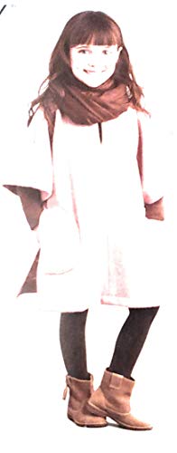 Simplicity R19709 A (s-l) Girls 1/4 Zip Pullover Sweater White