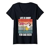 Photo Gallery donna flamingo retro life è l abbreviazione di bad beer lover maglietta con collo a v Photo Gallery donna flamingo retro life è l abbreviazione di bad beer lover maglietta con collo a v