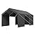 VEVOR Carport 10x20ft, Car Canopy Portable Garage, Heavy Duty Car Port with Roll-up Ventilated Windows & Removable Sidewalls, UV Resistant Waterproof All-Season Tarp for SUV, F150, Car, Truck, Boat