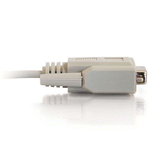 C2G 03046 Db9 F/F Serial Rs232 Null Modem Cable, Beige (15 Feet, 4.57 Meters) #TOP2