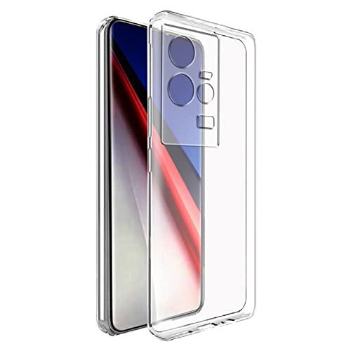 Image of Crystal Clear Back Case for iQOO 11 5G | Raised Bumps for Camera & Screen Protection | Clear Soft Silicone Back Case Cover for iQOO 11 5G (TPU | Transparent)