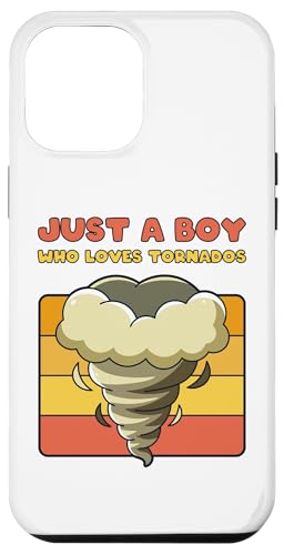 Carcasa para iPhone 15 Plus Solo un chico que ama Tornados Meteorología Storms Chaser
