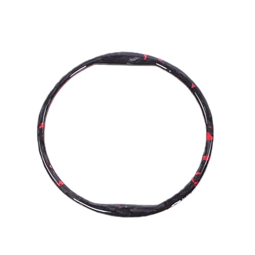 Garniture de Sortie d'air de Console Centrale en Carbone Rouge pour Coupé Sport 15-20