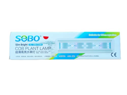 SN AQUATIC SOBO LED AL-280 COB Slim Bright Light for Planted Aquarium Tanks Light (Suitable for 30-40CM Aquarium Fish Tanks) | 11Watts (B09KNZJKY8) Amazon Price History, Amazon Price Tracker