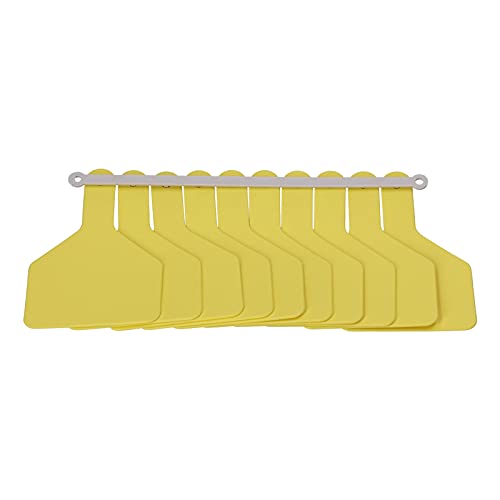 Etiqueta de orelha, 100 unidades Etiqueta de orelha de vaca Colorfast de boa resistência para fazend