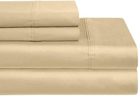 Home Sweet Home Dreams Inc Luxurious Collection 1000 Thread Count 100% Egyptian Cotton Sheet Set (Queen, Taupe)