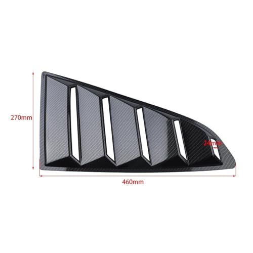 Persienne arrière Ford Mustang volet latéral ventilation ABS