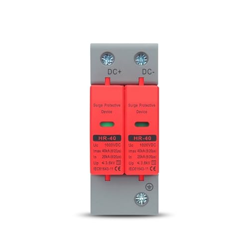 SPD DC 600V parasurtenseur domestique pour onduleur solaire et batterie 40KA