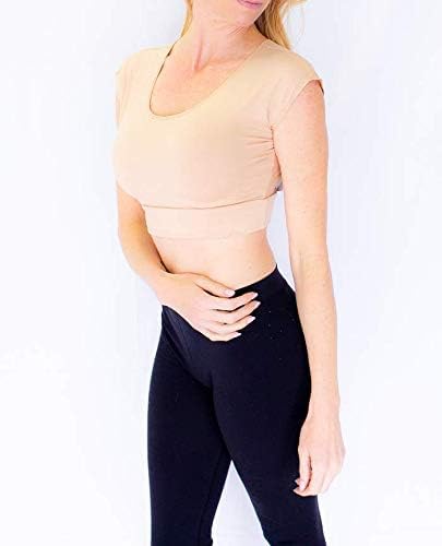 HALFTEE Cap Sleeve Layering Tee | Demi Cami for Women & Teens | Cute Crop Top | XS-6X | - Image 3