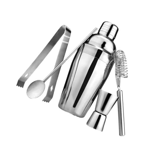 Matériel de bar en acier inoxydable avec shaker cocktail et passoire durable - 2