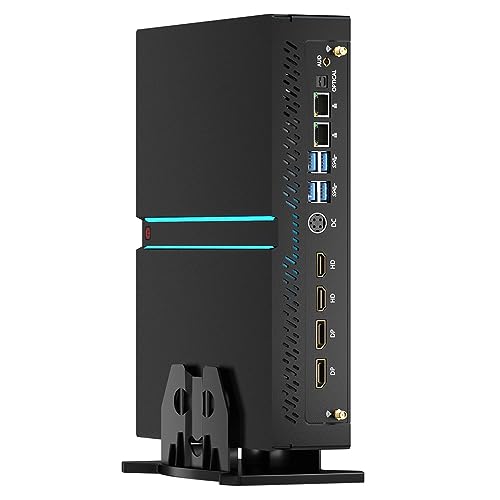 Image of msecore Mini Gaming PC, Core i9-14900F 24 Cores with RTX4060Ti 8G Workstation Desktop Computer, 64G DDR5 RAM 2T PCIE 4.0 SSD, WiFi 6E, 2* HDMI / 2* DP, Four Display, Fit Video Editing, Windows 11 Pro
