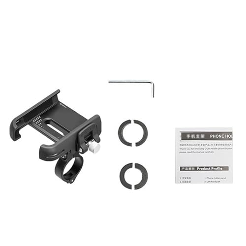 Support téléphone de vélo rotatif 360 en aluminium anti-vibration pour VTT