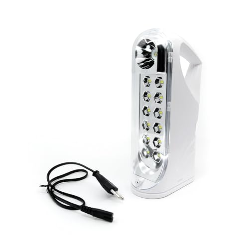 Avidsen 103622 Notleuchte Ausgang tragbar mit USB-Ladekabel, Weiß