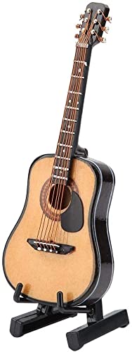 Mini guitare miniature en bois avec support de guitare et étui pour la maison, le bureau (10 cm) - Les Beatles, Paul McCartney, John Lennon, RIngo Starr, George Harrison Mini guitare miniature en bois avec support de guitare et étui pour la maison, le bureau (10 cm) – Image 7