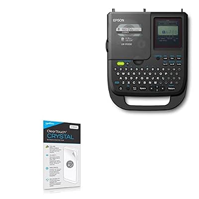 BoxWave Screen Protector Compatible with Epson LabelWorks LW-PX350 - ClearTouch Crystal (2-Pack), HD Film Skin - Shields from Scratches