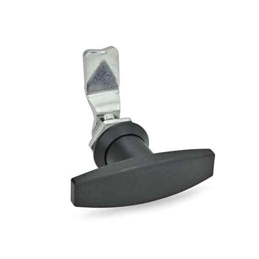 Ganter Normelemente | Verriegelungen mit Bedienelement - GN 115-ST-18 | Betätigung mit T-Griff| 1 Stück