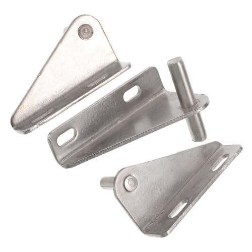 VALICLUD 3 Piezas Bisagra Metálica para Puerta de Frigorífico y Congelador Acero Inoxidable Funcionamiento Suave con Rodamiento Compatible con Congeladores Comerciales y Pequeños Repuesto