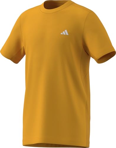 adidas Boy's Boys Club Tennis T-Shirt, Lucid Tangerine, 5-6 Years – Ansicht 3