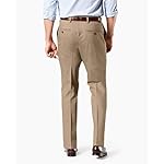 Dockers Men's Straight Fit Signature Lux Cotton Stretch Khaki Pant Creased - Image 3