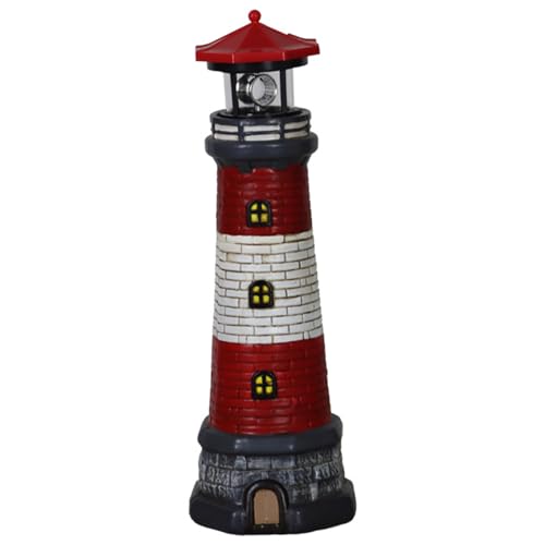 Phare solaire rotatif extérieur pour illuminer votre patio et jardin