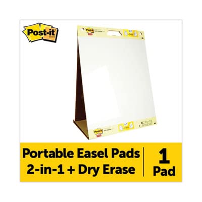 Post-It 563 DE Super Sticky Portable Tabletop Easel Pad W/ Dry Erase Panel thumb #2