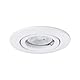 Paulmann 98971 Einbauleuchte Quality schwenkbar rund 110mm 20° GU5,3 max. 50W 12V dimmbar Weiß