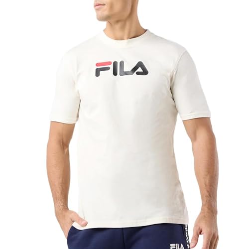 FILA - Camiseta blanca para hombre Eagle V2, blanco, M