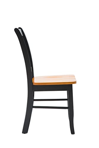 Boraam Shaker Chair, Black/Oak, Set Of 2 #TOP5