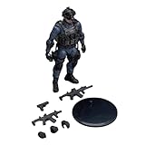 1:18 Scale Special Forces Soldier Figure, Detailed Military Model with Realistic Accessories and Flexible Articulation for Display, Simulation Play, Gift for Teens, Adults, Collectors