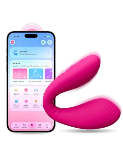 LOVENSE Dolce App-Controlled G-Spot & Clitoral Vibrator for Couples