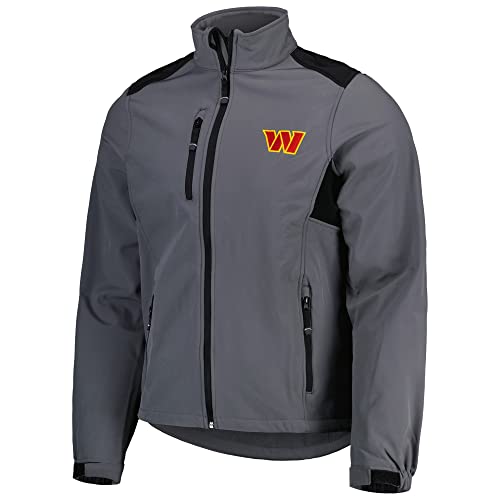 Image of dunbrooke Men's Navy Chicago Bears Softshell Fleece Full-Zip Jacket
