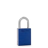 PACLOCK's 90A-PRO Series Padlock, Buy American Act Compliant, Blue Anodized Aluminum, High Security...