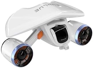 Sublue Mix Underwater Scooter with Action Camera Mount 30 Minutes 40M Waterproof Dual Motors Water Sports Swimming Pool Diving Snorkeling Water Scooter for Kids Adults (Arctic White)