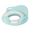 Kinder Toilettensitz, Premium Kinder WC Sitz Töpfchen Training Sitze Kloaufsatz für Kinder, Baby Potty Training Sicher Bequem Toilettentrainer mit Spritzschutz (Grün)