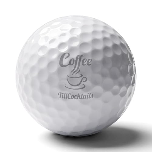 Coffee Till Cocktails Practice Golf Ball Realistic Feel and Long Lasting Limited Training Balls Gifts for Men Women