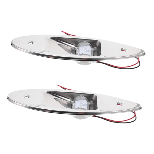 Lumières de proue rouge et verte en acier inoxydable pour ponton et yacht
