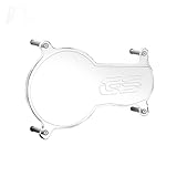 Comodo: protezione per fari per motociclette, protezione con un design semplice e moderno, non interferisce con l'illuminazione dei fari, facendoti sentire a tuo agio. Dona un aspetto diverso al veicolo sostituendo la vecchia e usurata copertura della lente del faro.