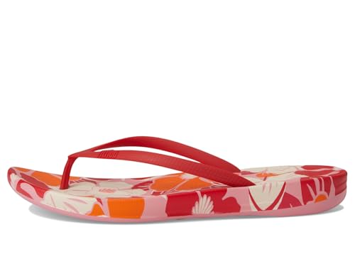 Image of FitFlop Iqushion Flowerz Ergonomic Flip-Flops