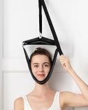 soulern Neck Stretcher Cervical Traction Device for Home Use - Over The Door Cervical Traction Device for Decompression Home Physical Therapy, Portable Neck Traction Device for Neck Pain (with Box)