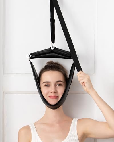 soulern Neck Stretcher Cervical Traction Device for Home Use - Over The Door Cervical Traction