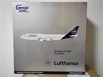 【新品】Lufthansa B747-400 1/400 GeminiJets Gemini Jets 1/400 Lufthansa Boeing 747-400 D-ABVY – First