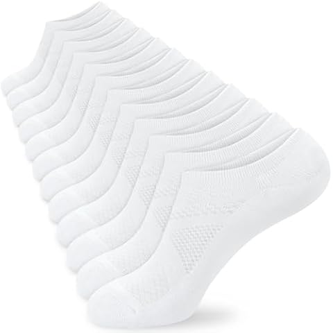 KOOOGEAR Women's No Show Trainer Socks Cover