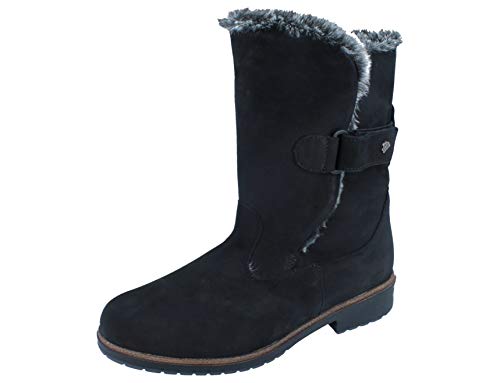 FinnComfort Lizzola Prospekt 2245-007099 782633 - Botas de caña alta para mujer, color negro